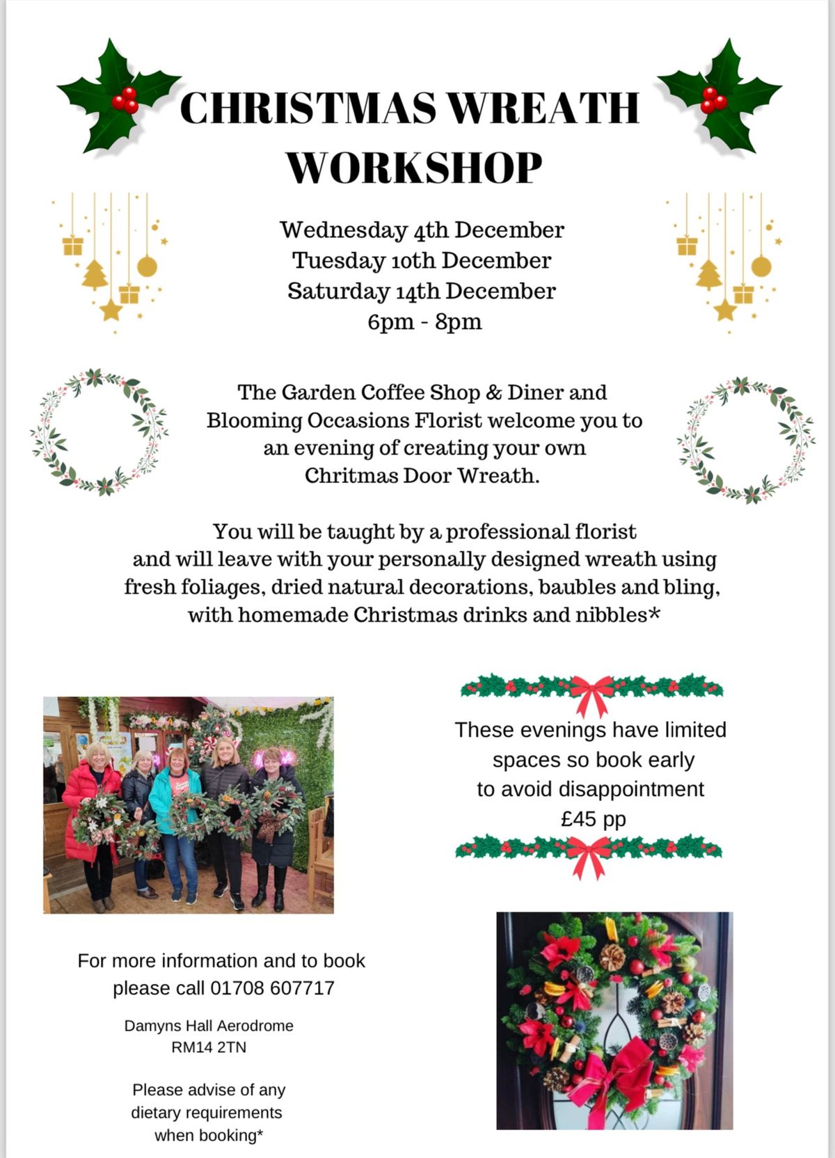 Christmas Wreath Workshop