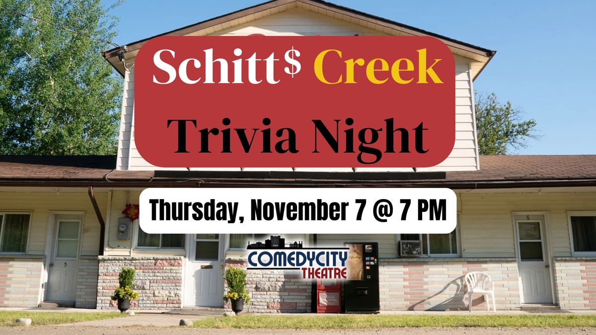 Schitt's Creek Trivia Night