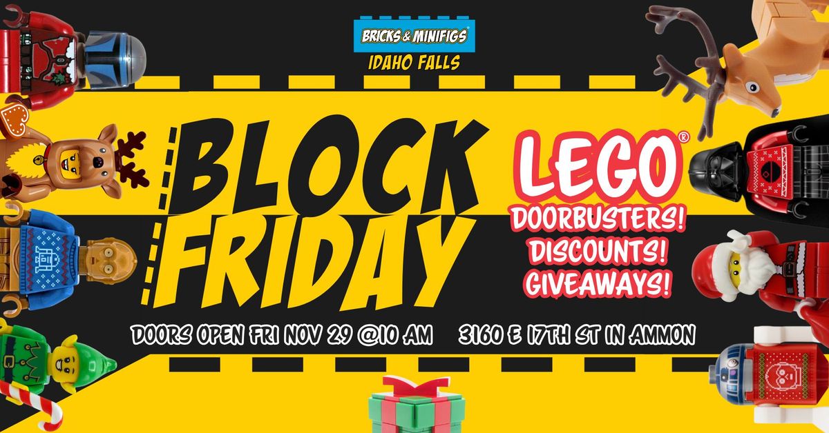 BLOCK FRIDAY Black Friday Doorbusters at Bricks & Minifigs