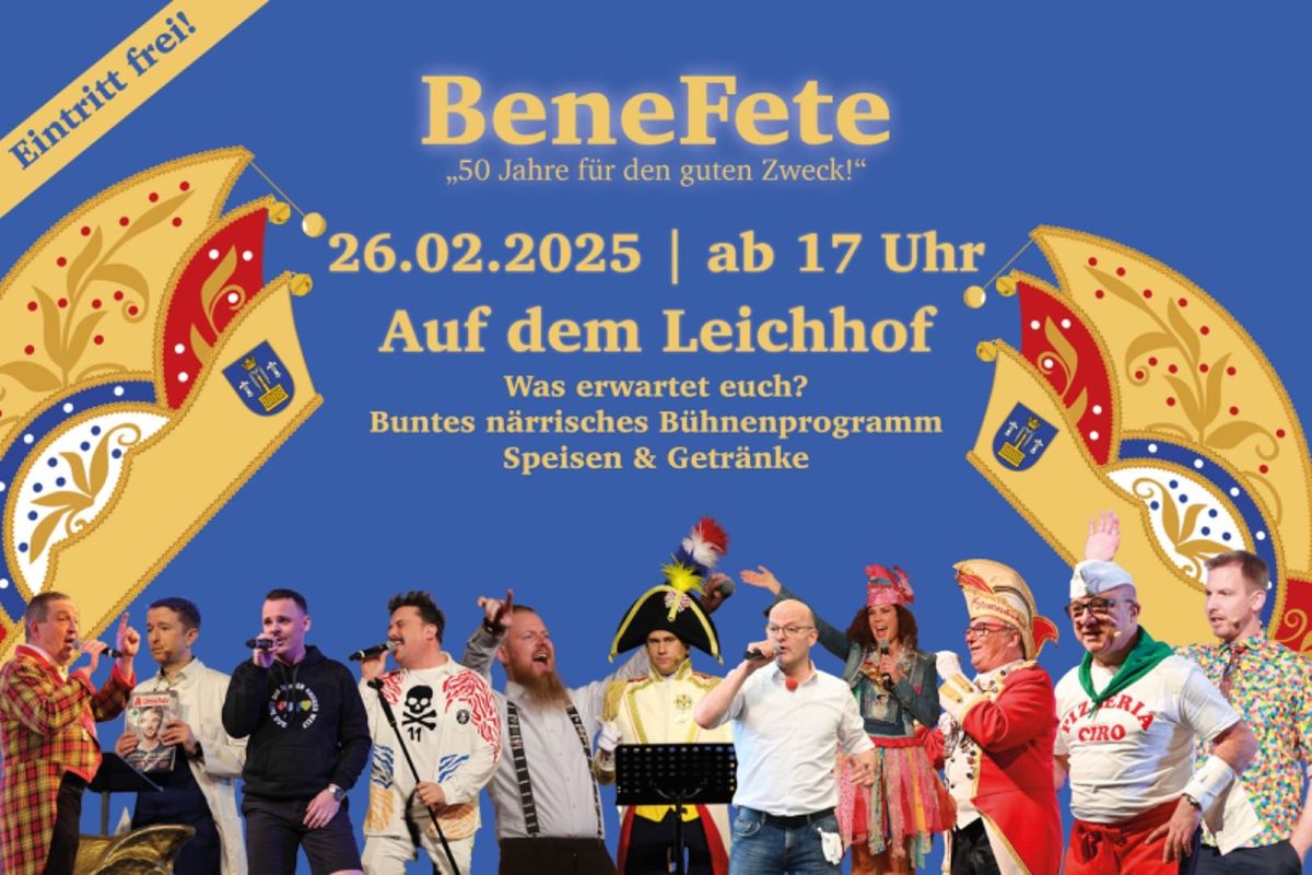 BeneFete - 50 Jahre f\u00fcr den guten Zweck!