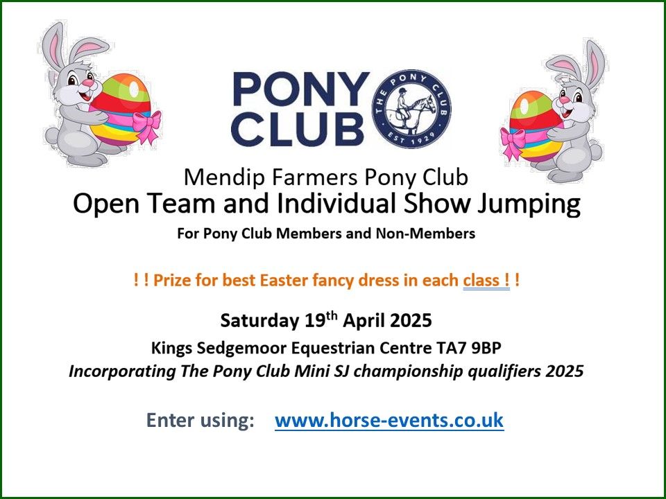 Mendip Farmers Open Team and Individual Show Jumping Mini Qualifier