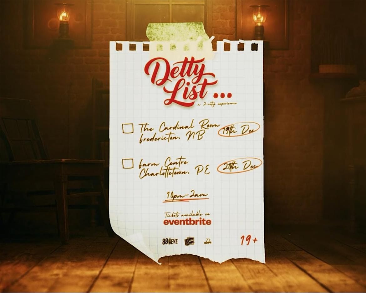 DETTY LIST : FREDERICTON