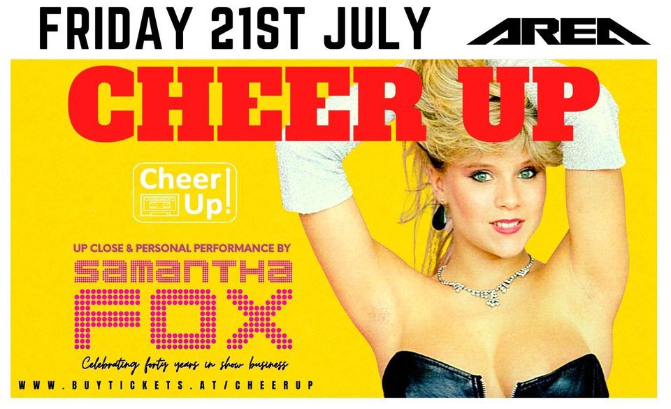 Samantha Fox Live - Up close & Personal 40th anniversary performance at AREA Manchester