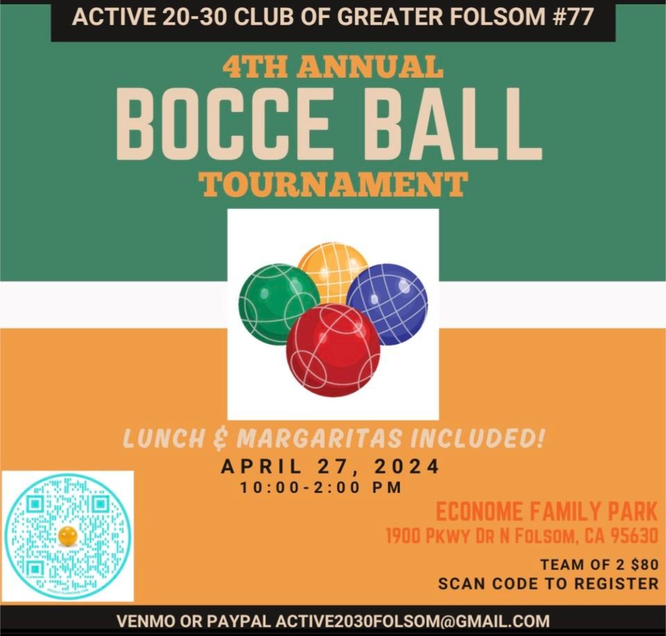 Charity Bocce Ball Tournament 