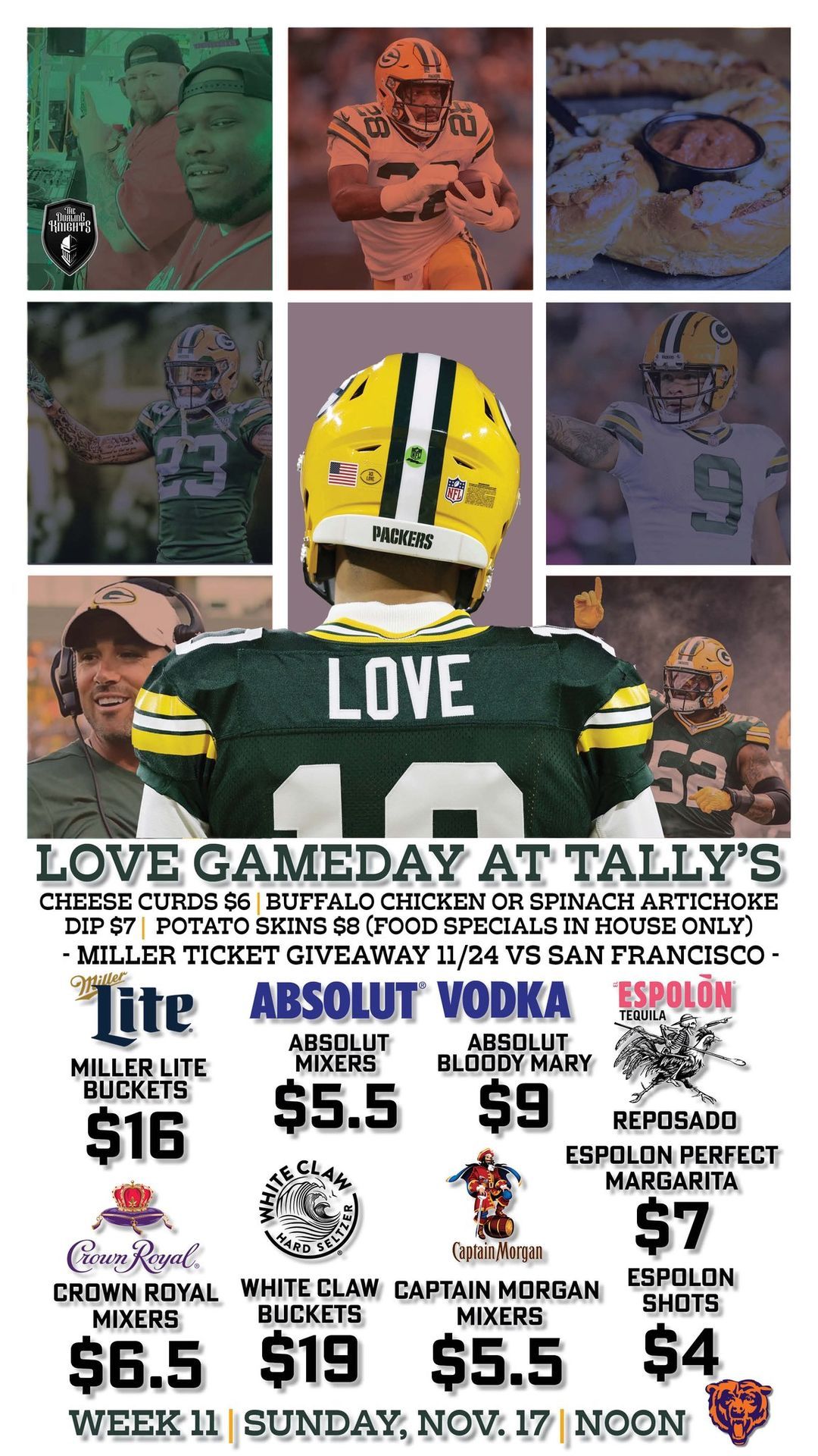 GREEN BAY PACKERS FOOTBALL | MILLER TICKET GIVE-AWAY FOR 49ERS GAME 11\/24