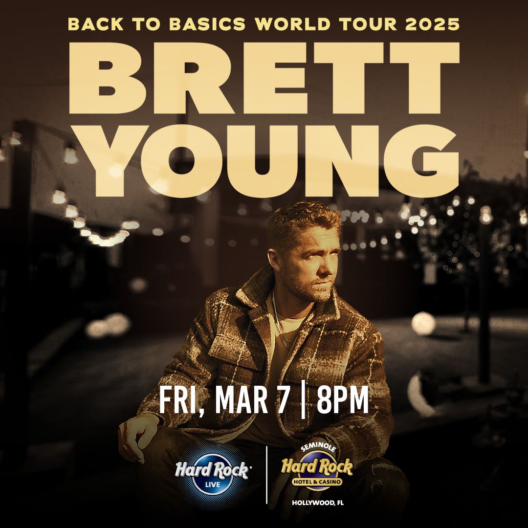 Brett Young at Hard Rock Live - Hollywood