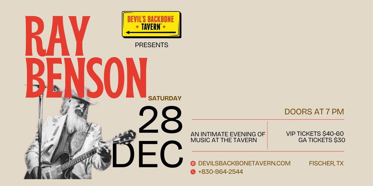 An Intimate Evening with Ray Benson