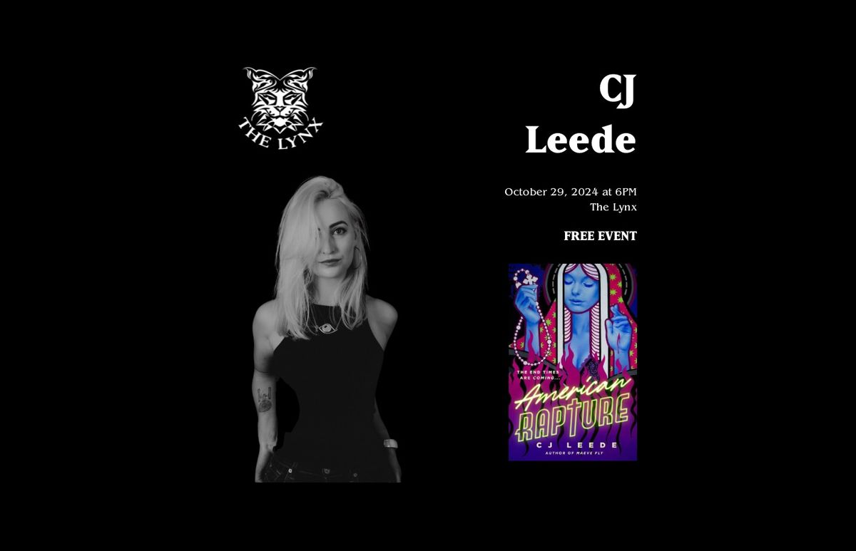 AUTHOR EVENT: CJ Leede with American Rapture