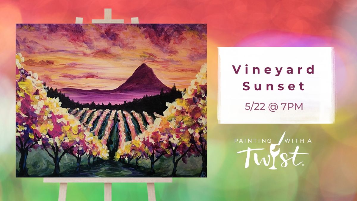 Vineyard Sunset Paint Night