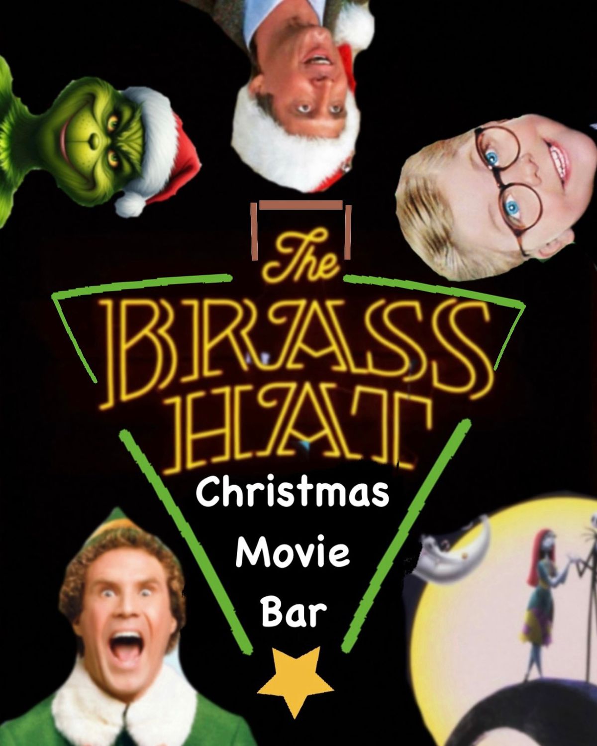 Brass Hat Christmas Movie Bar