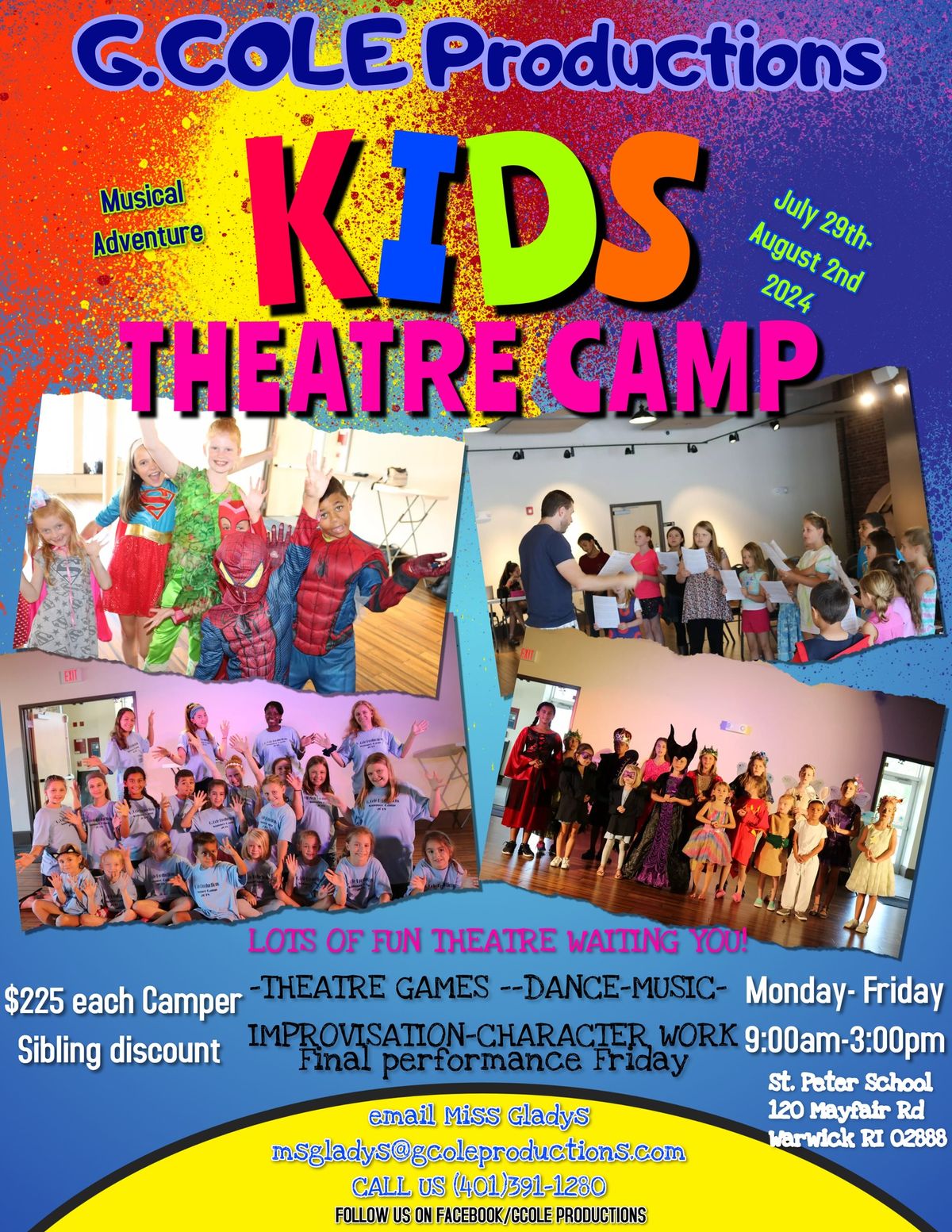 Musical Theatre Camp with G. COLE Productions