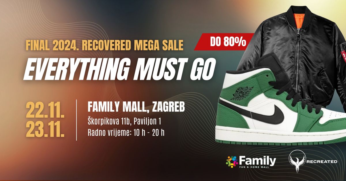 Final 2024. Recovered Mega Sale: Everything Must Go