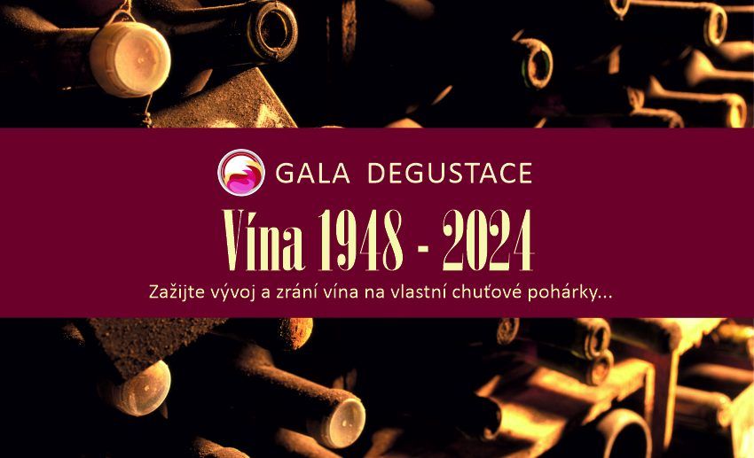 Gala degustace - ro\u010dn\u00edky 1948 - 2024