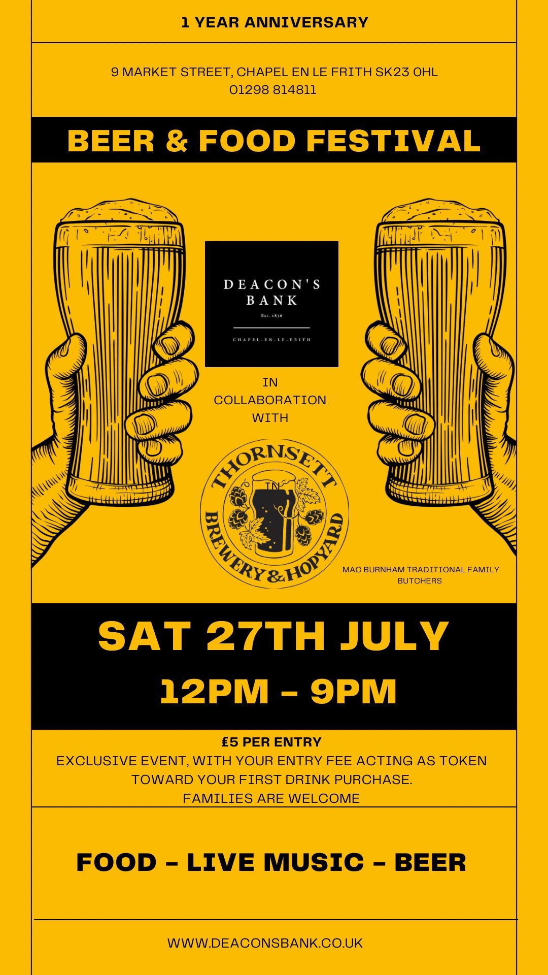 Deacon\u2019s Bank Summer Beer & Food Festival 