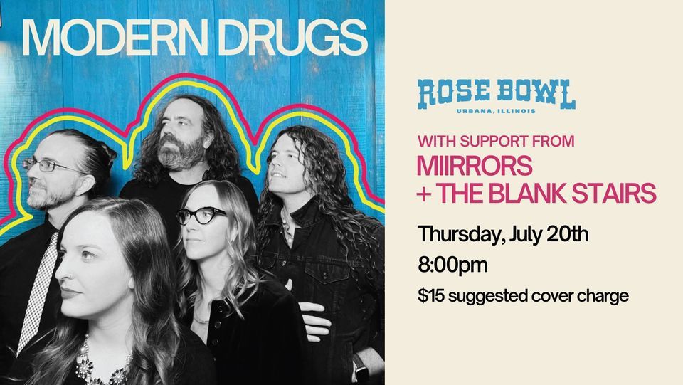 Modern Drugs + MIIRRORS + The Blank Stairs at the Rose Bowl Tavern