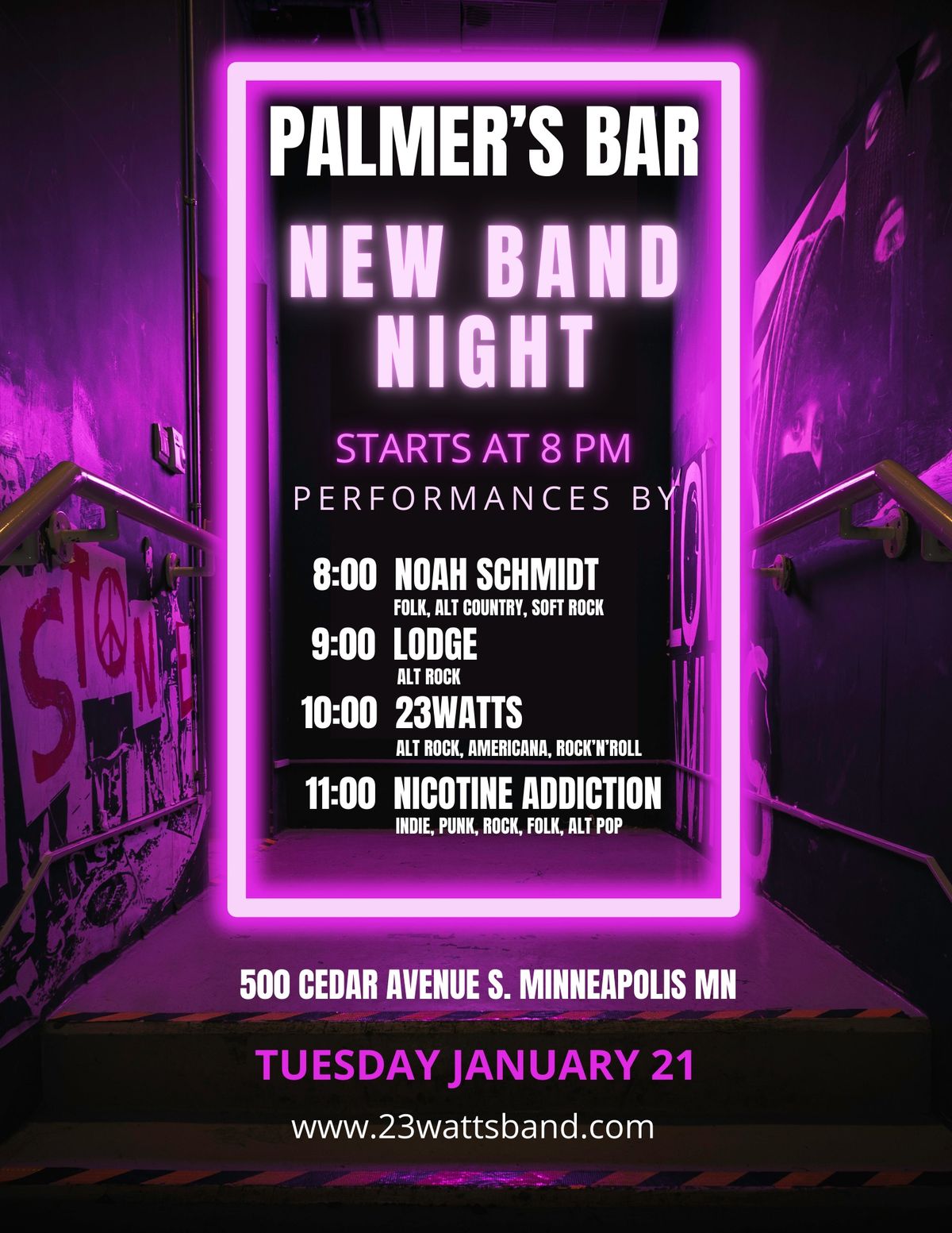 Palmer's New Band Night