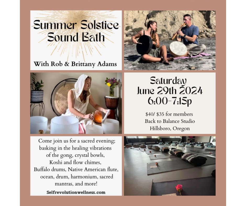 Summer Soltice Sound Healing