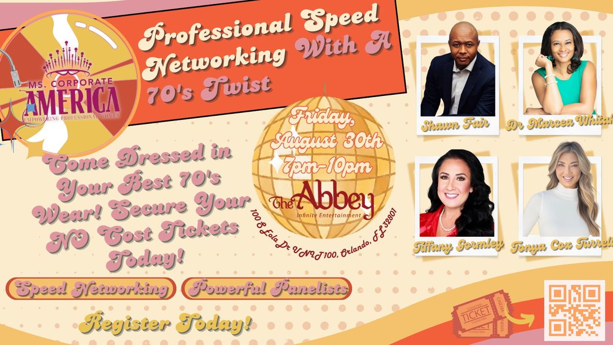 Professional Speed Networking With A Twist