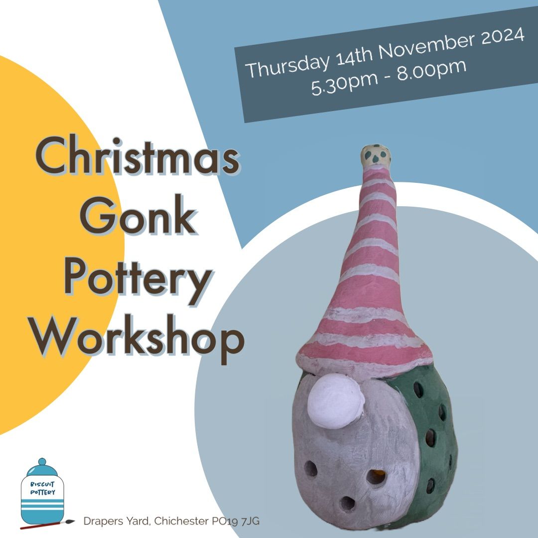 Christmas Gonk Pottery Workshop