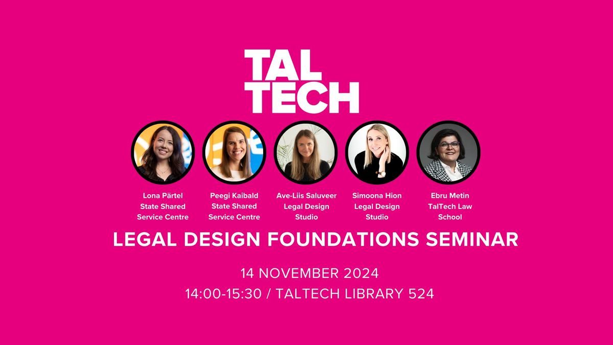 Legal Design Foundations Seminar