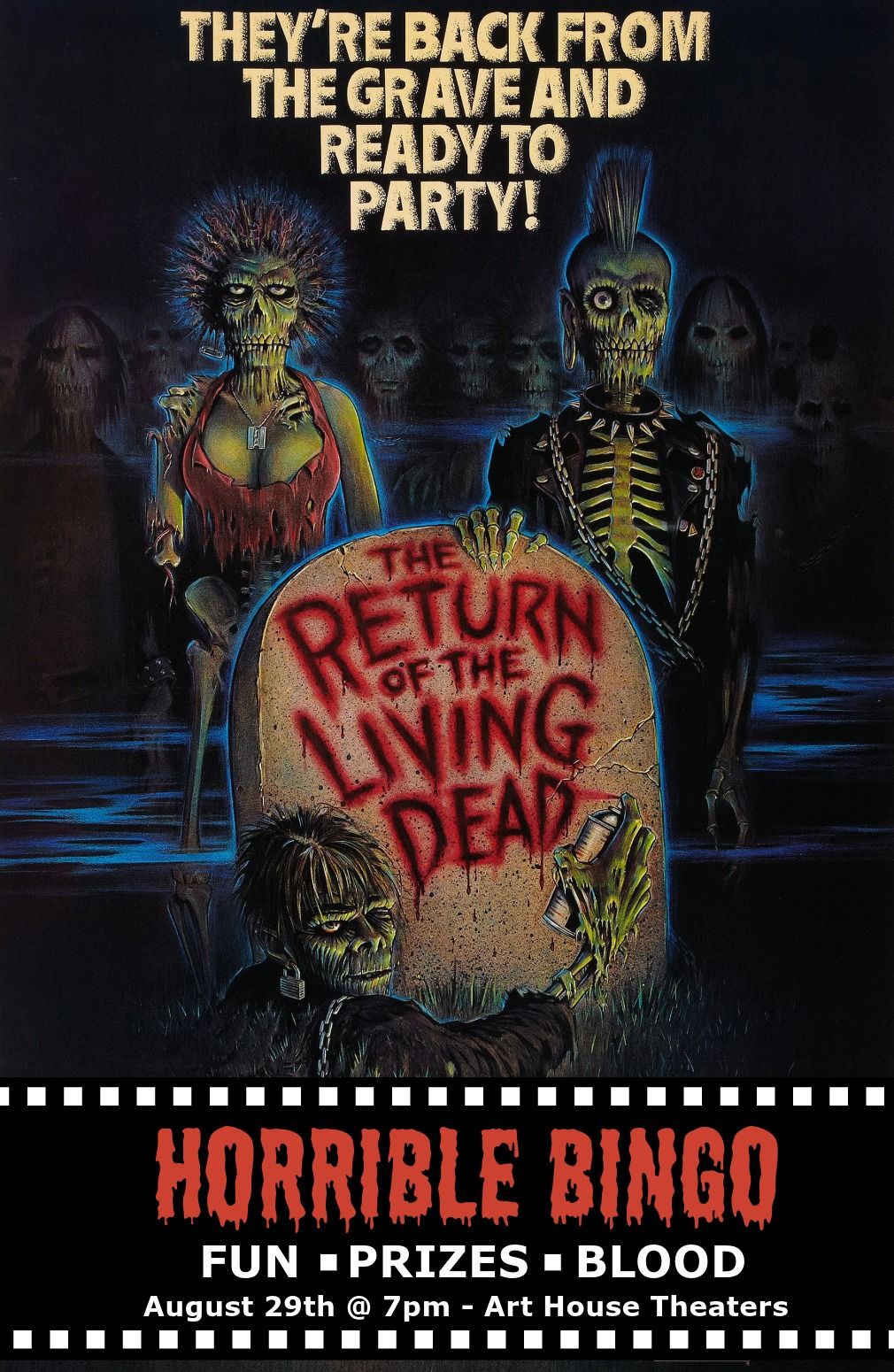 Horrible Bingo: Return of the Living Dead