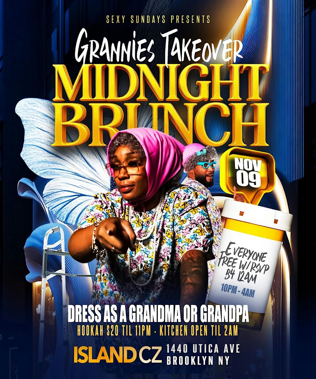 GRANNIES TAKE OVER (Midnight brunch )