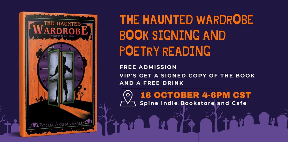 The Haunted Wardrobe Book Signing and Poetry Reading