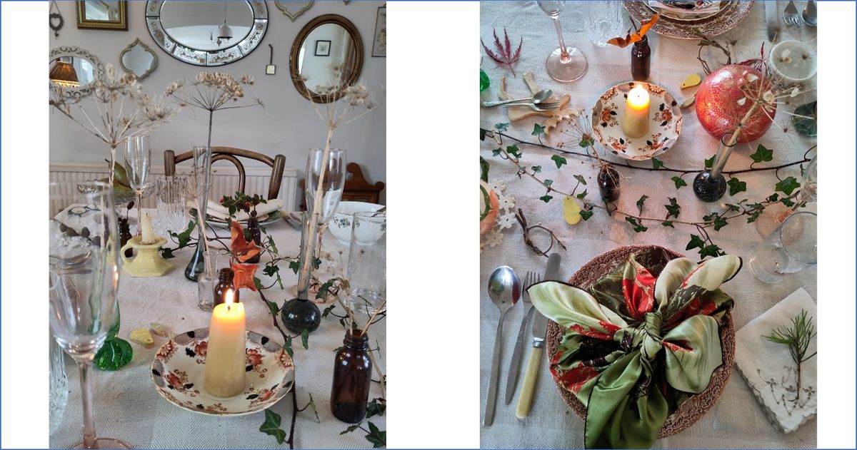 Style a 'Green' Festive Table workshop