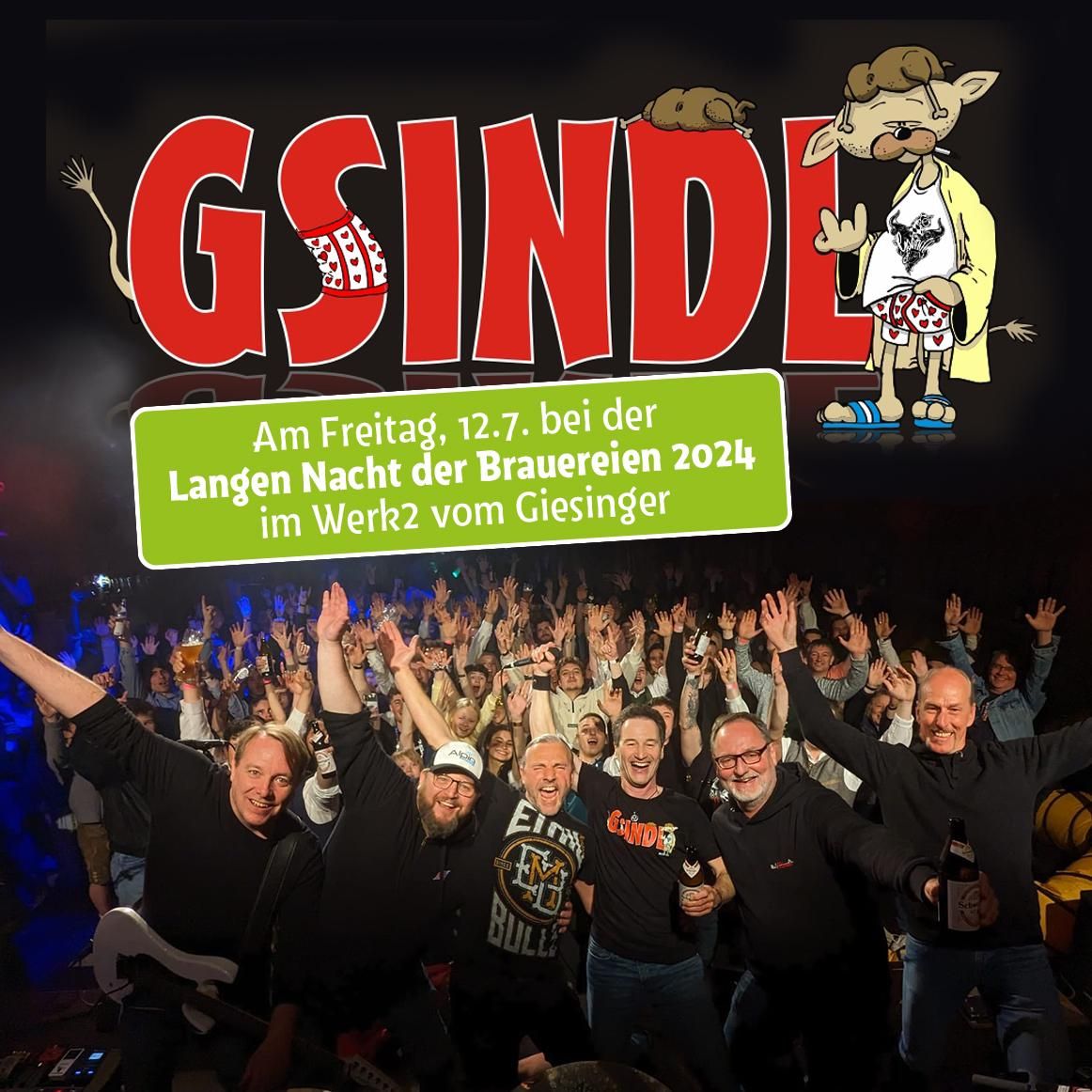 Live Konzert: GSINDL bei der Langen Nacht der Brauereien 2024