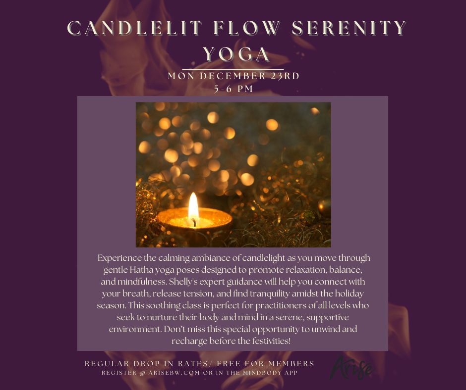 Candlelit Serenity Yoga