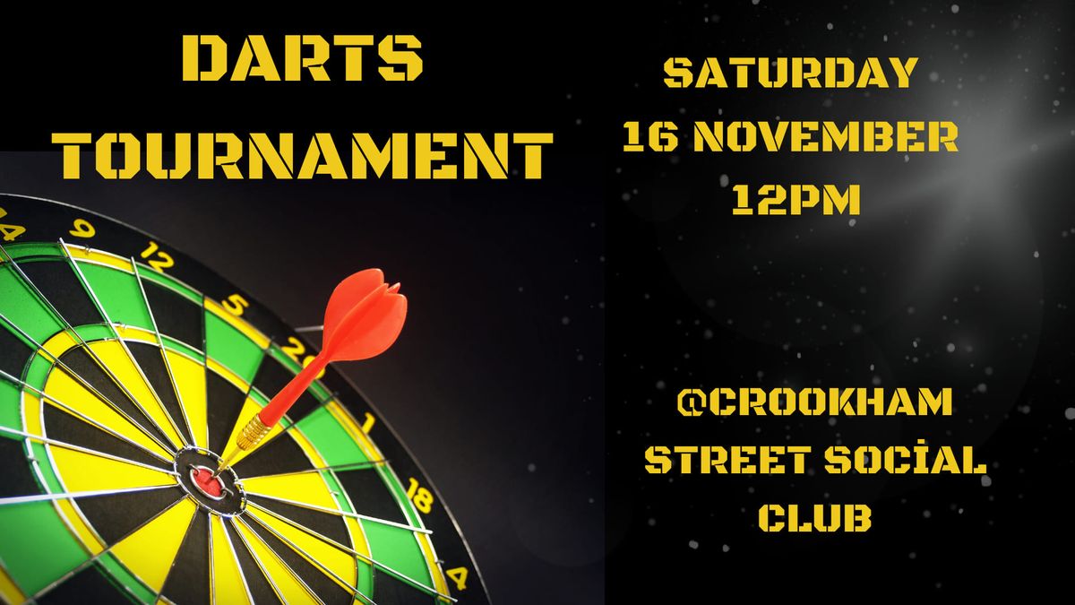 Darts Tournament at Crookham Street Social Club 