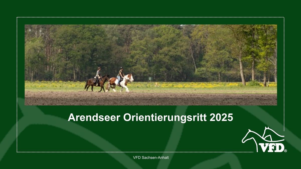 Arendseer Orientierungsritt