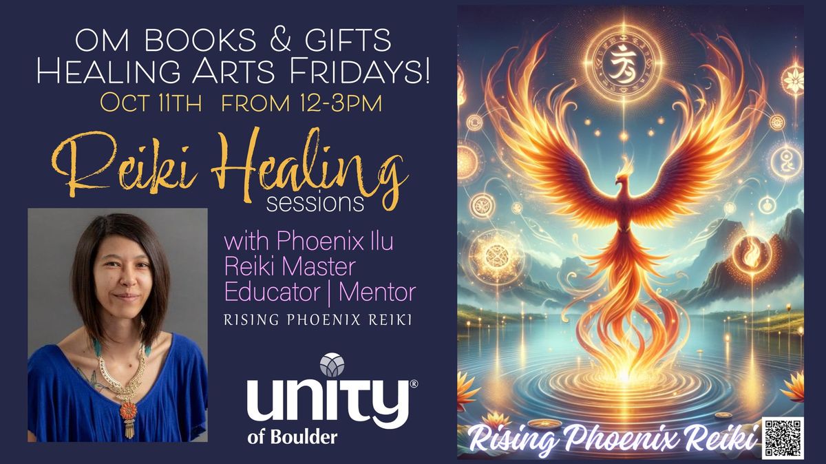 Reiki Healing Sessions with Reiki Master Phoenix Ilu