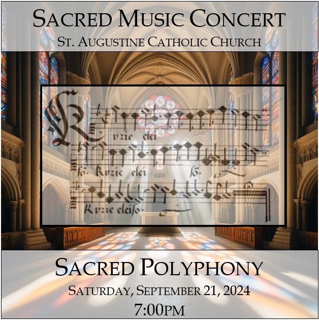 Sacred Polyphony Concert