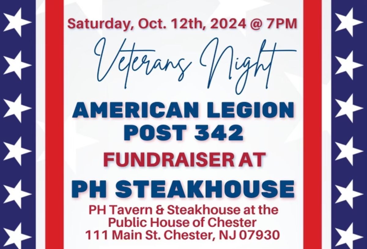 American Legion Post 342 Veterans Night Fundraiser 