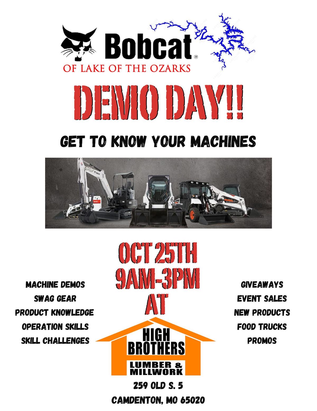 Bobcat of Lake Of the Ozarks Demo Day