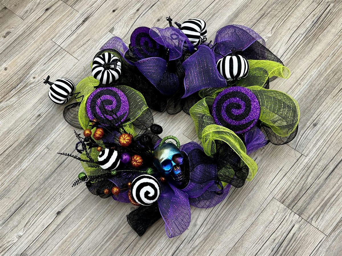 Halloween Deco Mesh Wreath - Mapunapuna
