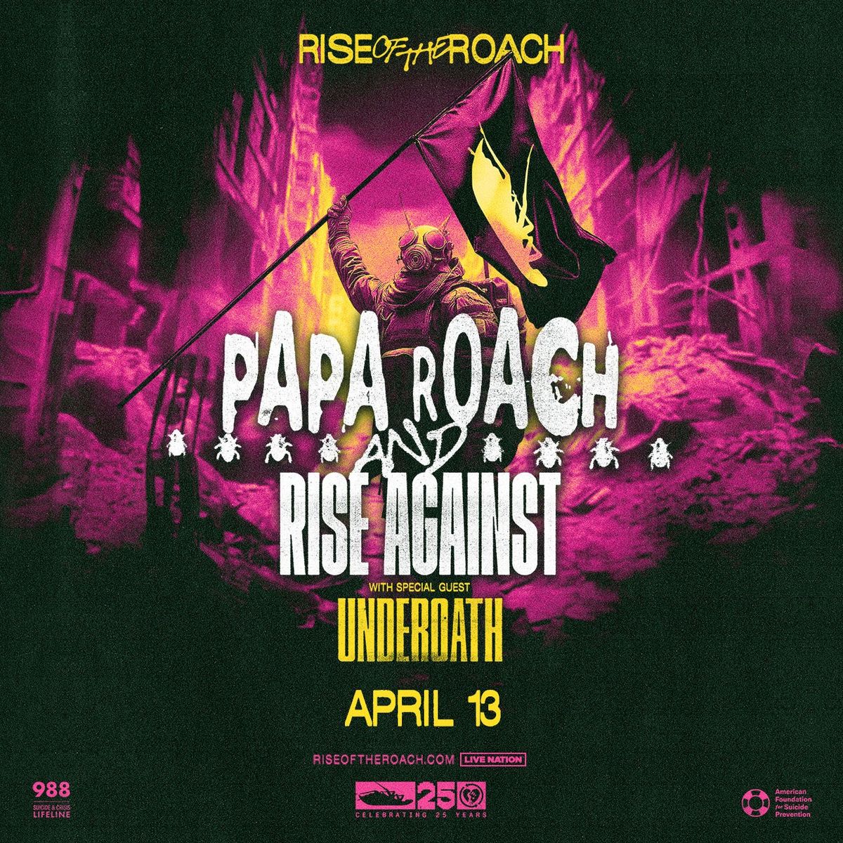 Papa Roach and Rise Against at The Anthem