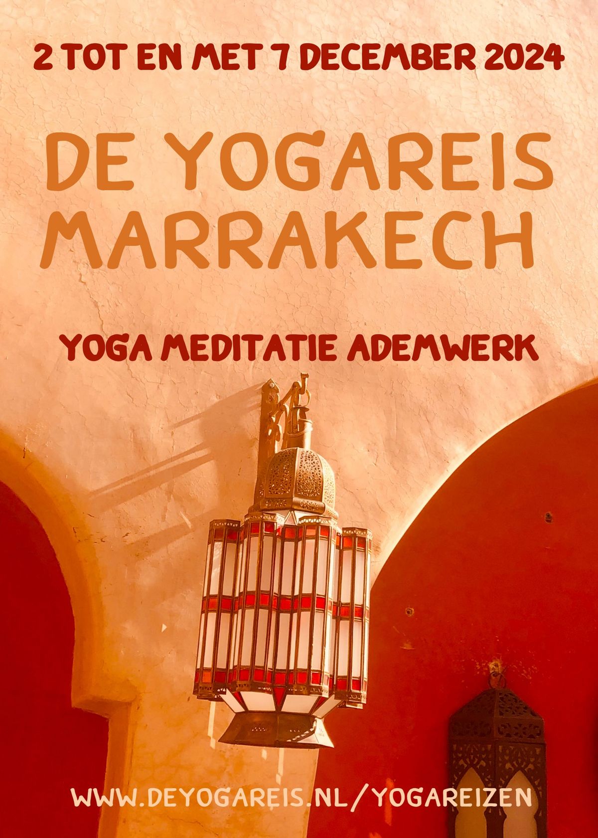 De Yogareis MARRAKECH (Deze Yogareis is VOL)