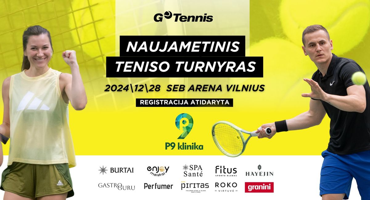 Go-Tennis Naujametinis Turnyras! \ud83c\udfbe