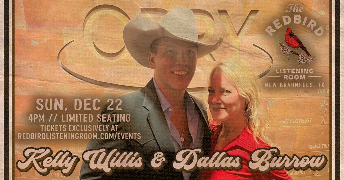 Kelly Willis & Dallas Burrow @ The Redbird - 4 pm