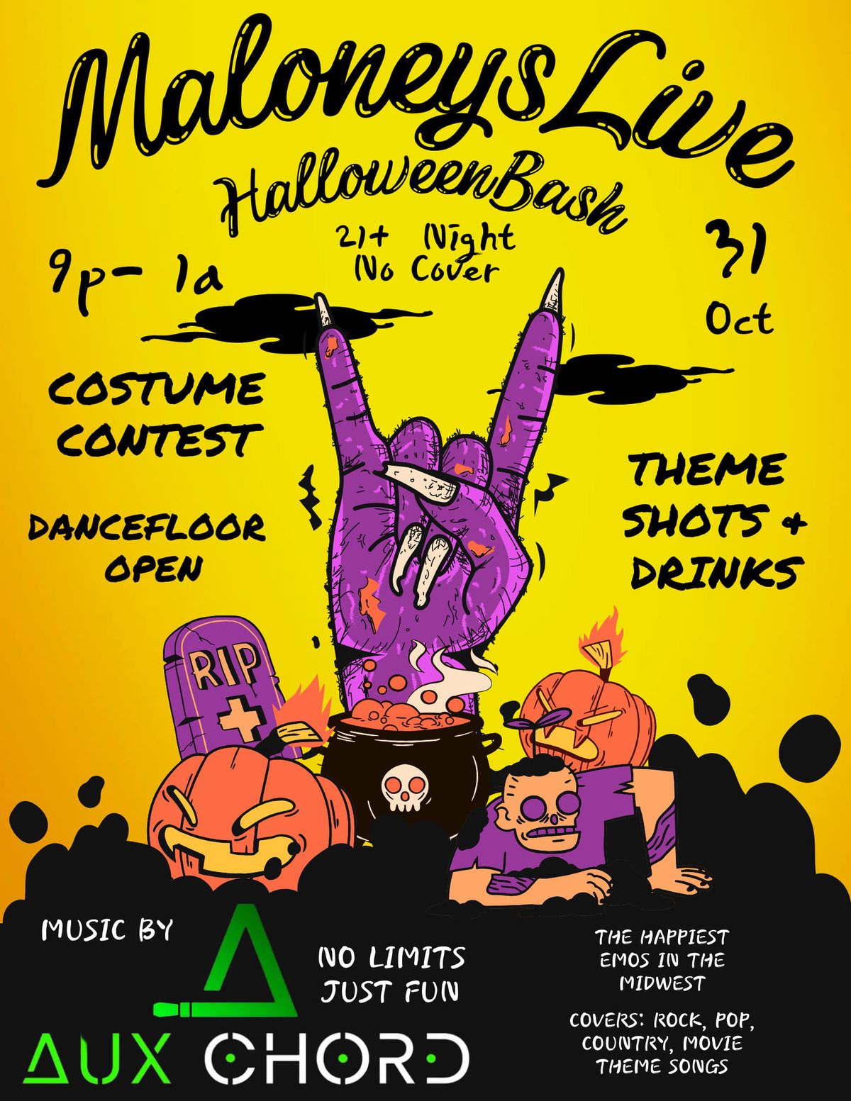 Maloneys Live Halloween Bash!