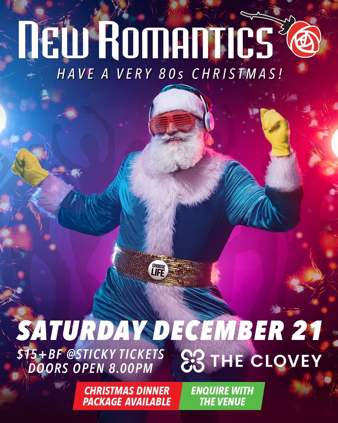 New Romantics 80s Xmas Party @ The Clovercrest Hotel