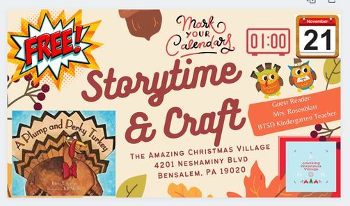 Storytime at the Amazing Christmas Village