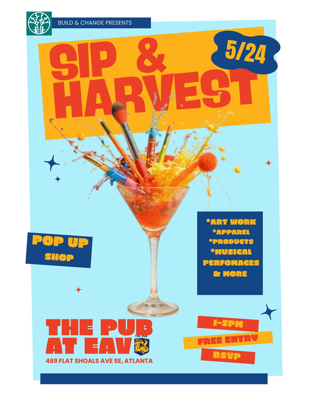 Sip & Harvest: The First Annual Pop-Up Market