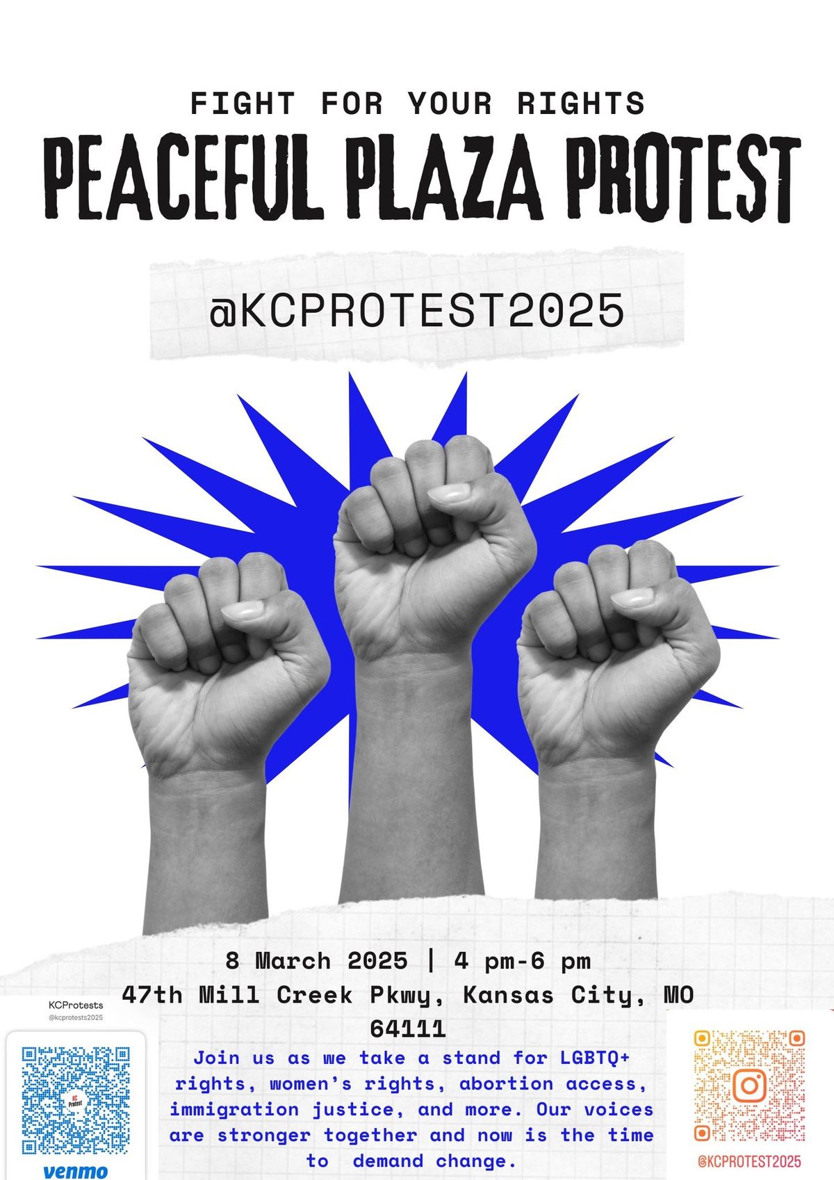 Peaceful Plaza Protest 