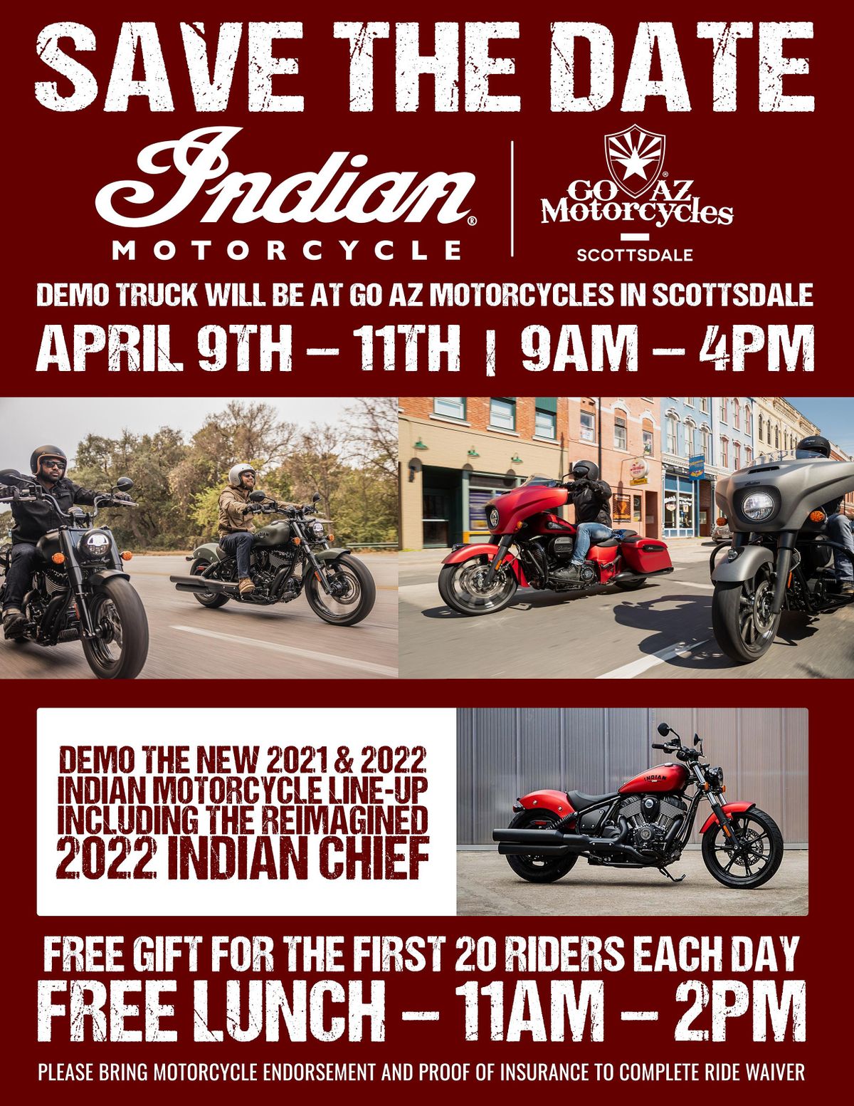 Indian Motorcycle Demo Truck Go Az Motorcycles In Scottsdale 9 April To 11 April Arizona Motorcycle Events 2022