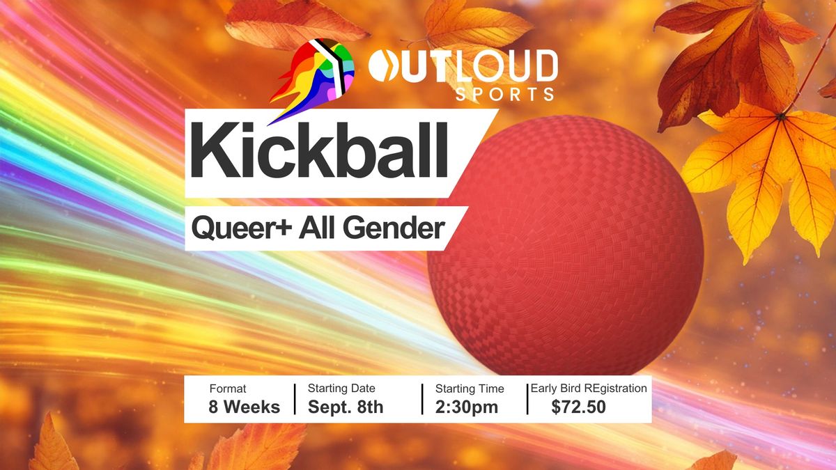 OutLoud Sport Seattle: Queer+All Gender Fall Kickball 2024