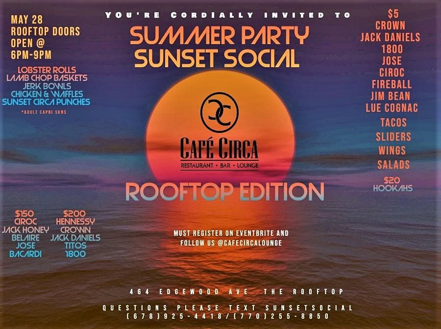 Sunset Social Cafe Circa 464 Edgewood Ave Se Atlanta 28 May 21