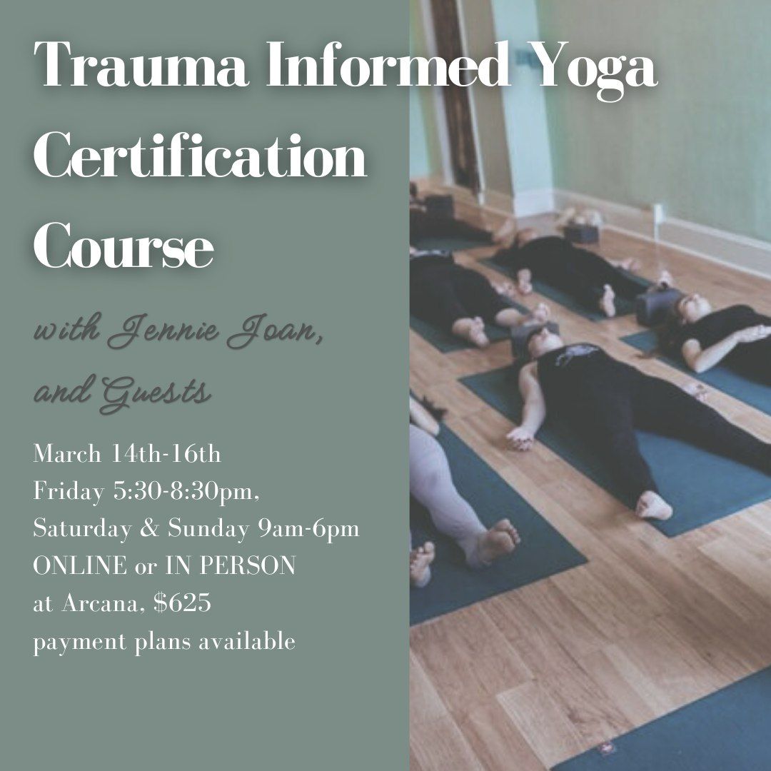 Trauma Informed Yoga Teacher Training 